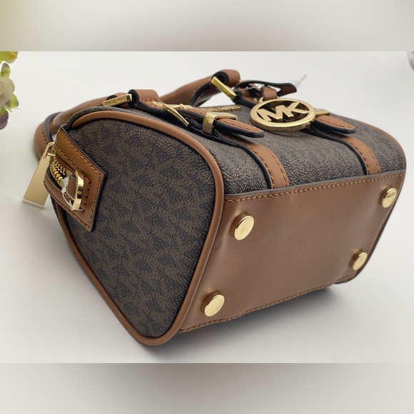 Michael Kors Bedford Extra-Small Logo Duffle Crossbody Bag - Picture 8 of 15